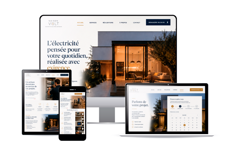 Mockup multi-device Maison Volt