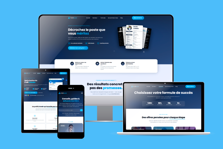 ProfilBoost — site web